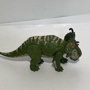 Mattel Green 2018 Jurassic World Fallen Kingdom Roarivores Sinoceratops Dinosaur